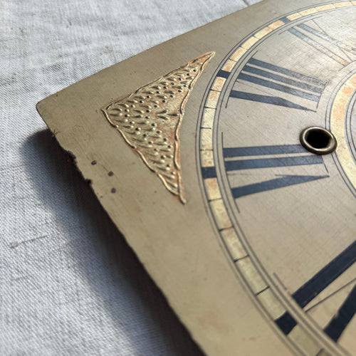 19th-century Wooden Clock Face (#2)