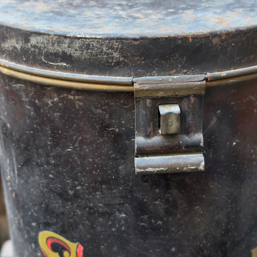 19th-century American Sugar Tin Container