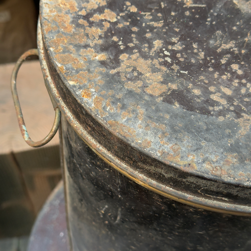 19th-century American Sugar Tin Container