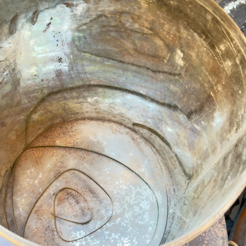 19th-century American Sugar Tin Container