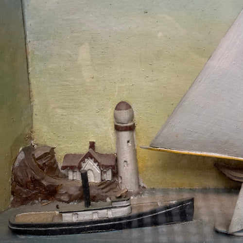 Early 20th-century Ship Diorama