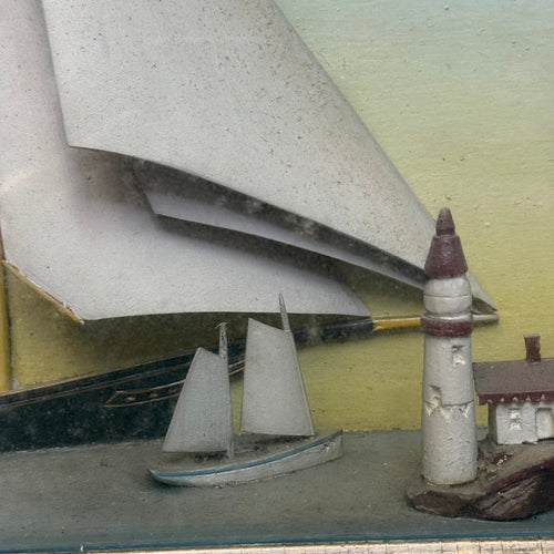 Early 20th-century Ship Diorama