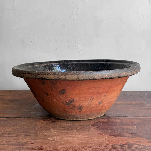 19th-century French Ceramic Glazed Tian Bowl
