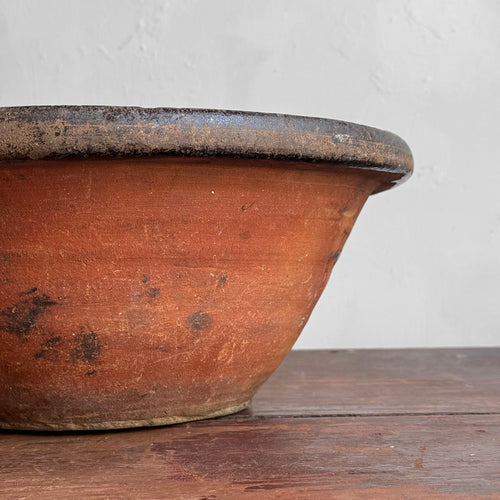 19th-century French Ceramic Glazed Tian Bowl