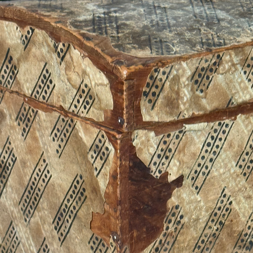 19th-century American Papered Box