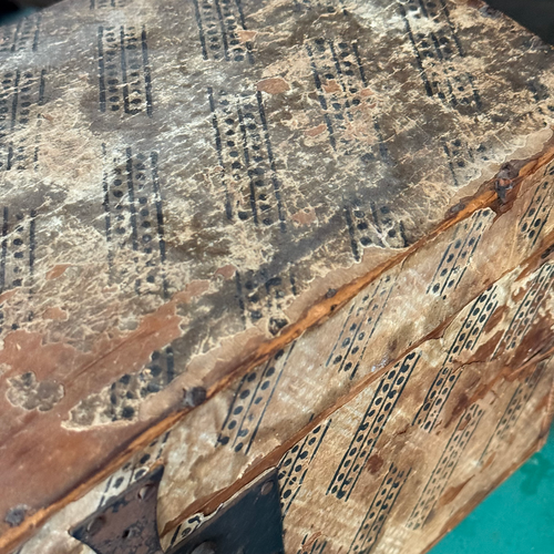 19th-century American Papered Box