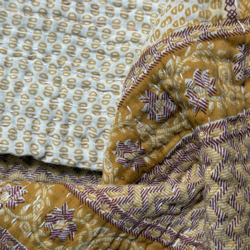 Vintage Sari Baby Blanket (JFB-02)