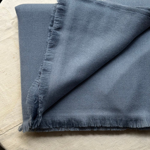 Noble Fibre Cashmere Travel Shawl in Infinity Blue