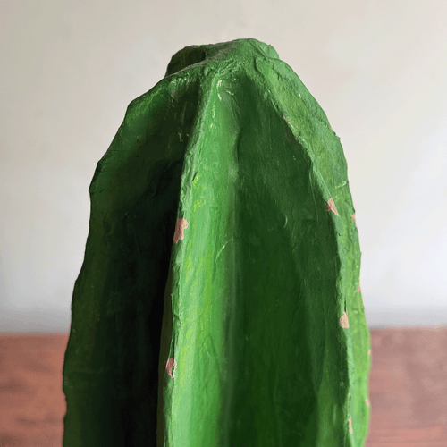 Papier-Mâché Potted Cactus