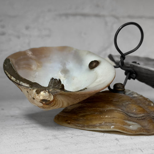 19th-century Victorian Mother of Pearl Shell Dish