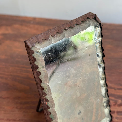19th-century Small Shaving Mirror #2