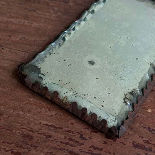 19th-century Small Shaving Mirror #2