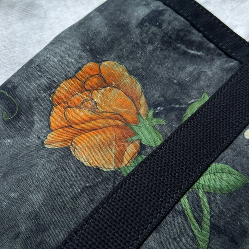 John Derian x Port Canvas Tote in Pierre Frey "Le Paravent Chinois" Small Fabric Tote in Black