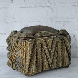 20th-century Tramp Art Box