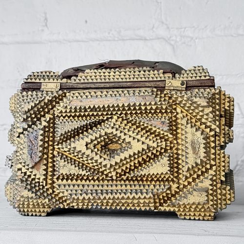 20th-century Tramp Art Box