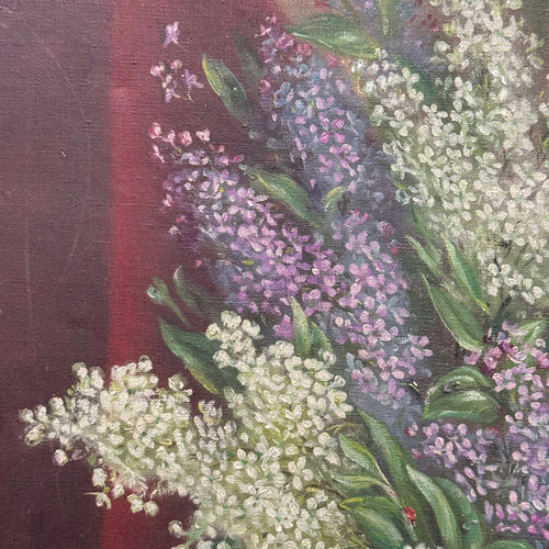 Mid 20th-century Dutch Floral Still Life Painting