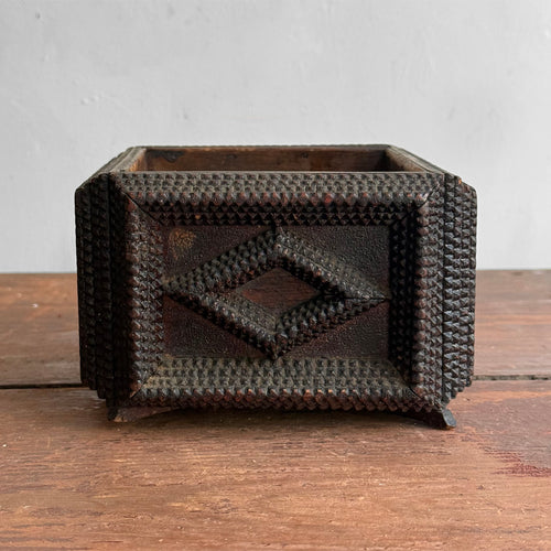 Small Early 20th-century Tramp Art Box