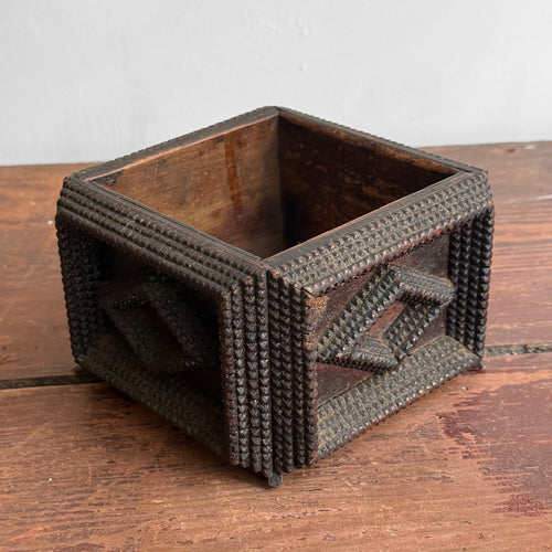 Small Early 20th-century Tramp Art Box