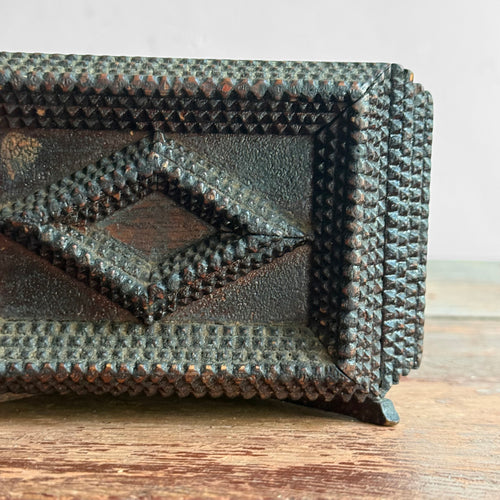 Small Early 20th-century Tramp Art Box