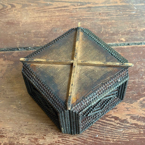 Small Early 20th-century Tramp Art Box