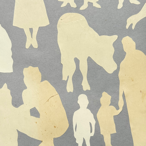 Framed Mike Miller Silhouette Collage #2