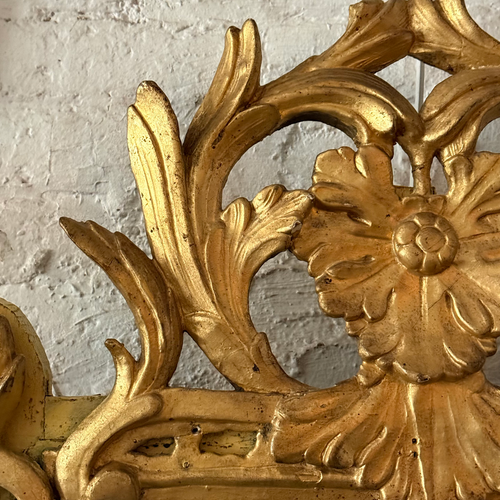 19th-century French Louis XVI Style Giltwood Mirror
