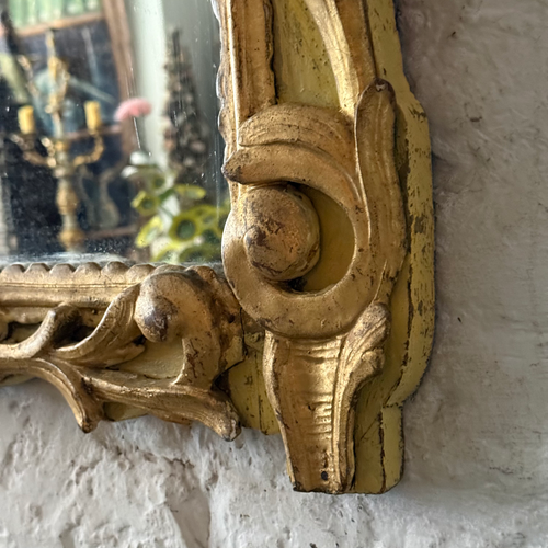 19th-century French Louis XVI Style Giltwood Mirror