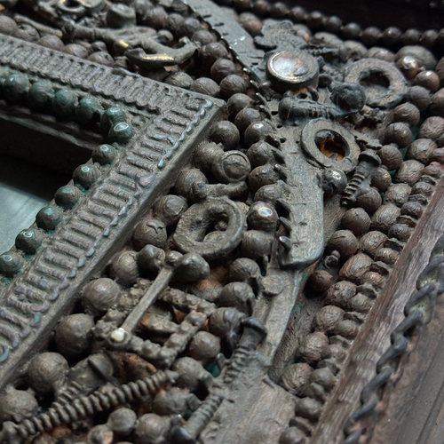 20th-century Tramp Art Folky Mirror