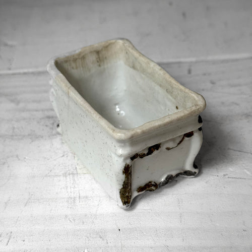 Antique German Porcelain Fairing Trinket Box (#02)