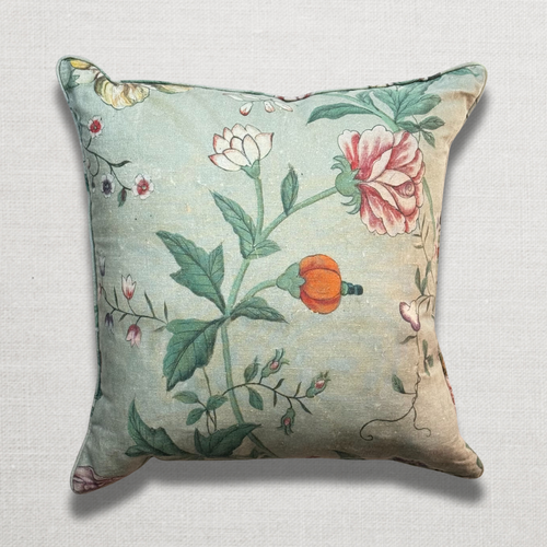 Custom John Derian for Pierre Frey "Le Paravent Chinois" Pillow in Original Green (#30)