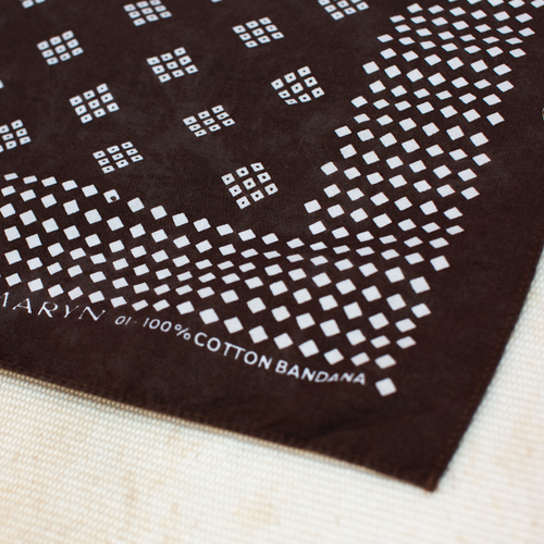 M A R Y N Work Cotton Bandana in Arabica