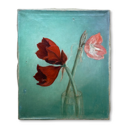 Mid 20th-century Dutch Floral Still Life Painting