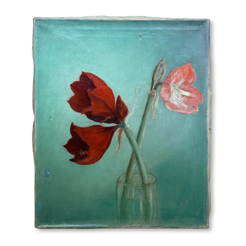 Mid 20th-century Dutch Floral Still Life Painting