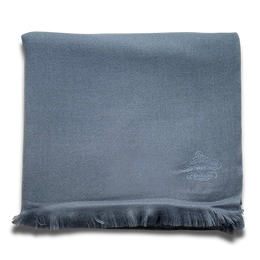 Noble Fibre Cashmere Travel Shawl in Infinity Blue