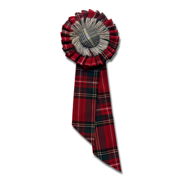 Vintage Dead Stock Ribbon Rosette Pin #2