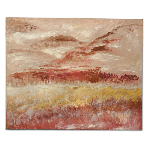 20th-century USA Landscape Painting by Clementine Collum