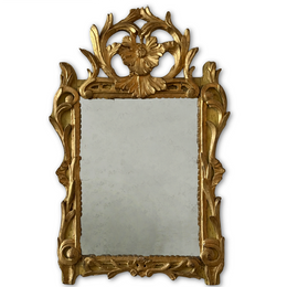 19th-century French Louis XVI Style Giltwood Mirror