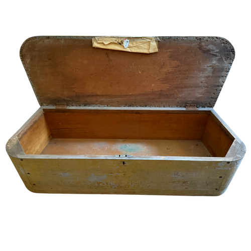 20th-century Wooden Sea Chest