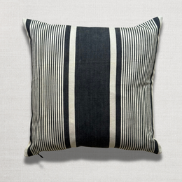 Custom 19th-century French Ticking Pillow (#44)