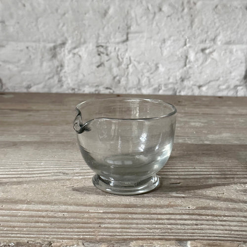 Small 18th French Spouted Glass Bowl