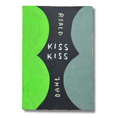 Leanne Shapton "Kiss Kiss" Painted Wooden Book