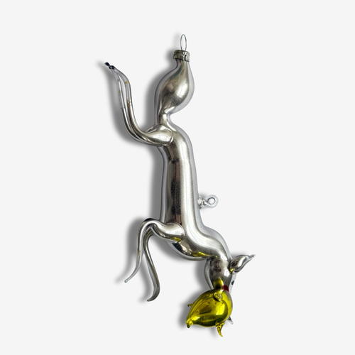 Nostalgic Freeblown Fox Ornament