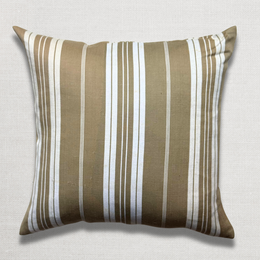 Custom 19th-century French Ticking Pillow (#3-17)