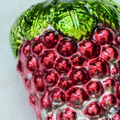 Nostalgic Large Red Grapes Ornament