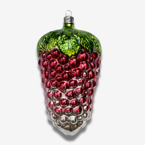 Nostalgic Large Red Grapes Ornament