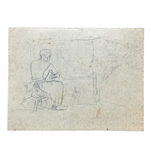 Evert Rabbers Early 20th-century Farm Animal Drawing (ERA40)