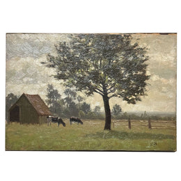 Evert Rabbers Landscape Painting (2333)
