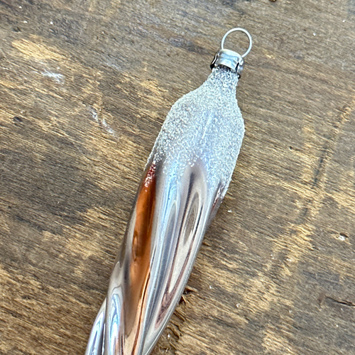 Nostalgic Orange Icicle Ornament