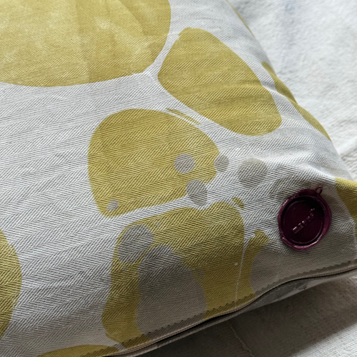 Hand Marbled One-of-a-Kind Pillow (26-16)
