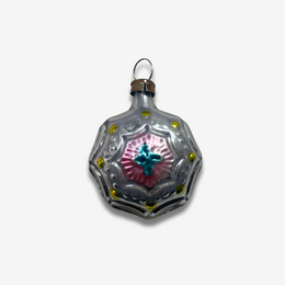 Nostalgic Small Double-Sided Flower Ornament